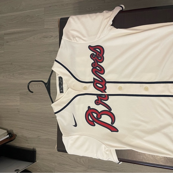 New Nike Atlanta Braves Ozzie Albies Replica Jersey Size Small - Picture 8 of 8